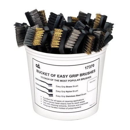S&G Tool Aid BUCKET OF EASY GRIP BRUSHES SG17370